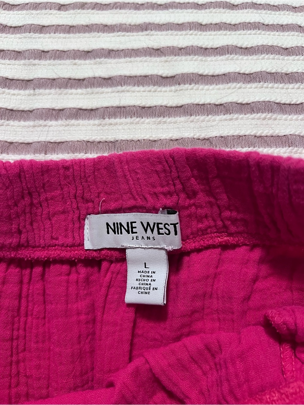Nine West Bright Fuchsia Tiered Maxi Skirt - Picture 3 of 3